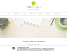 Tablet Screenshot of millerpages.co.uk